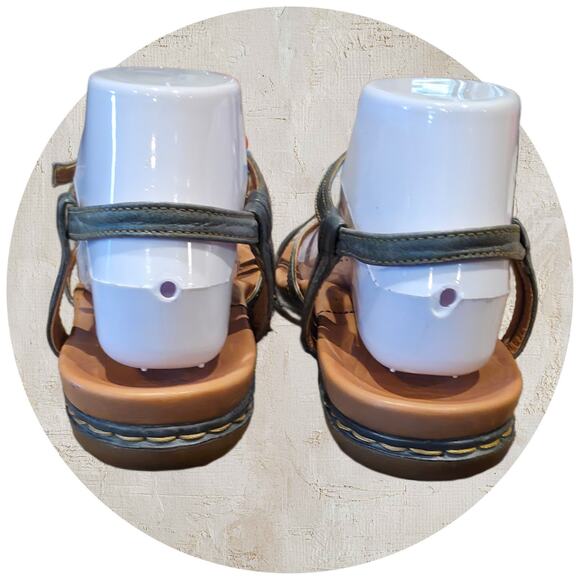 Born Green Leather Sandal Womens Size US 9 EU 40.5 - Picture 5 of 10